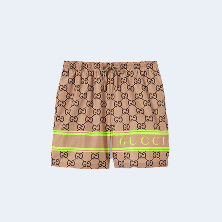 구찌 GG 프린트 스윔 쇼츠
