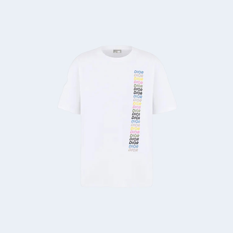 디올 릴렉스핏 올아닉 티셔츠 화이트