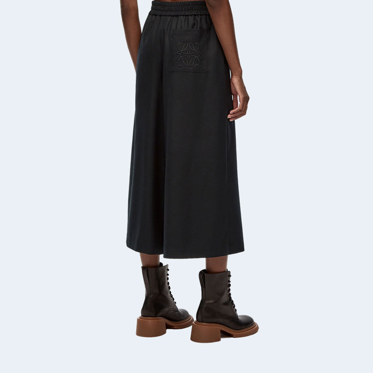 로에베 크롭 벤딩 울 트라우저 팬츠