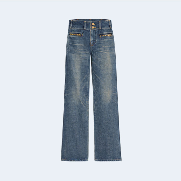 셀린느 제인 플레어 데님 진