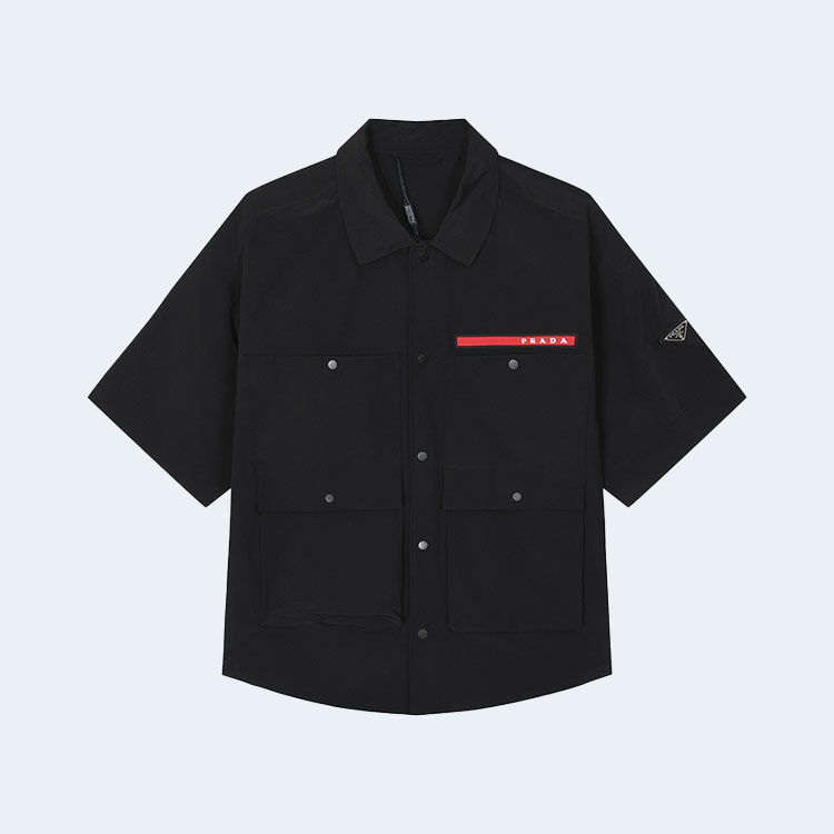 프라다 코마 멀티 포켓 셔츠