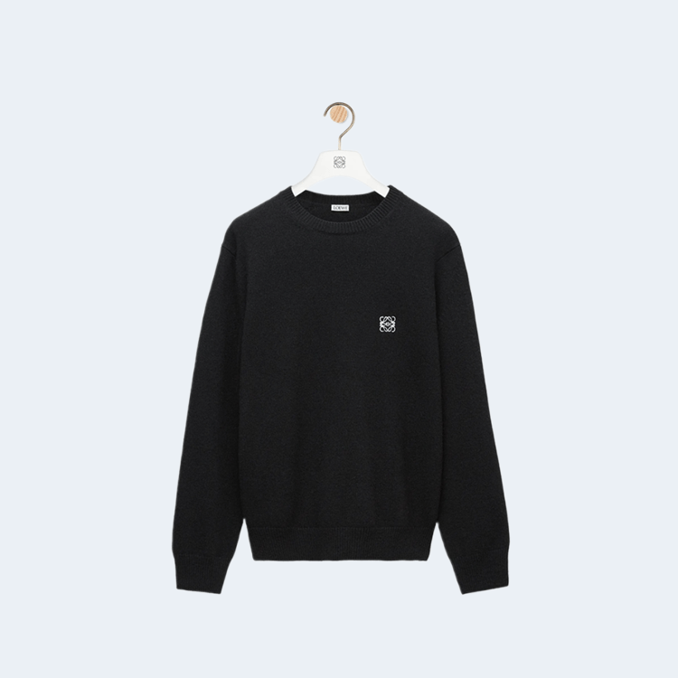 로에베 울 스웨터 블랙