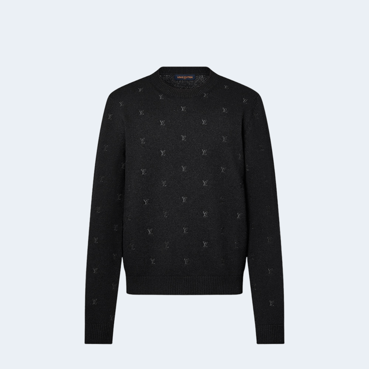 루이비통 엔브로이더드 시그니처 메리노 크루넥
