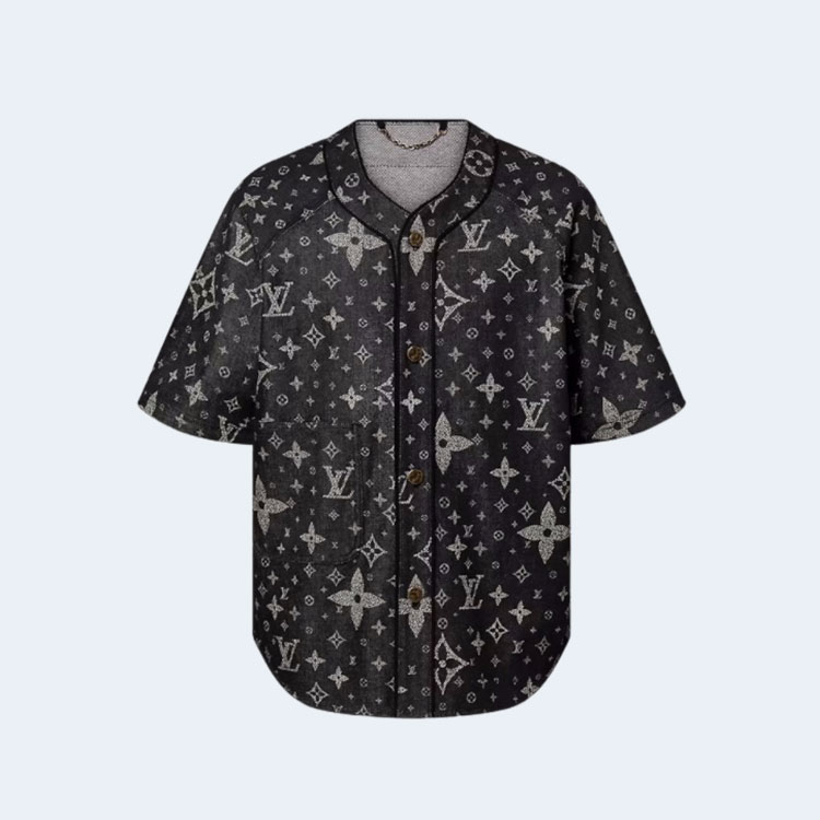 루이비통 모노그램 데님 베이스볼 셔츠