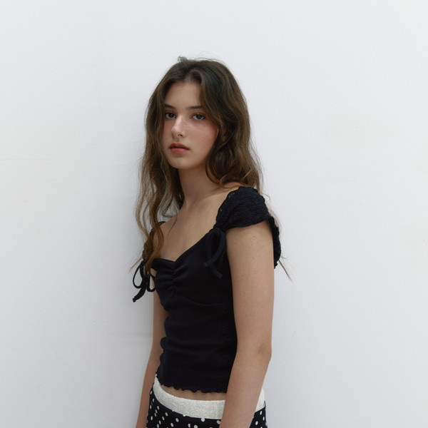 ROMANTIC RIBBON T (BLACK) : ASURA