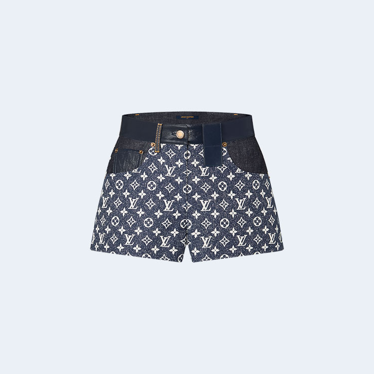 루이비통 모노그램 데님 미니 쇼츠 1AC2ON