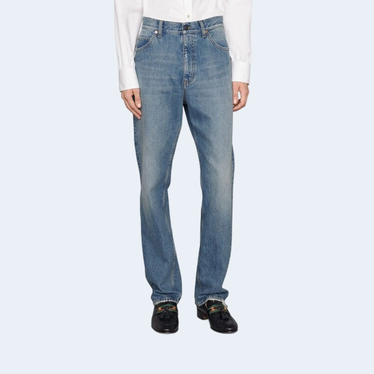 구찌 스트레이트 레그 진