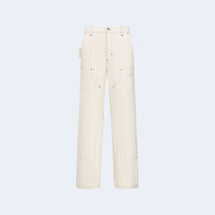 디올 & HYLTON NEL 핀스트라이프 카펜터 진 팬츠
