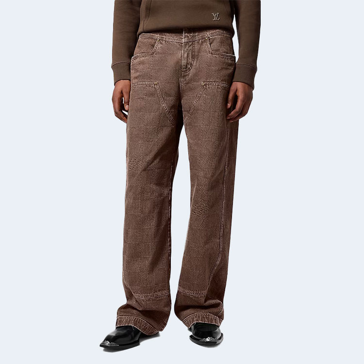 루이비통 다미에 워크웨어 데님 팬츠 1AFX44