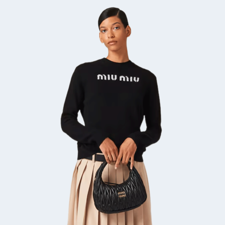 미우미우 울 캐시미어 스웨터