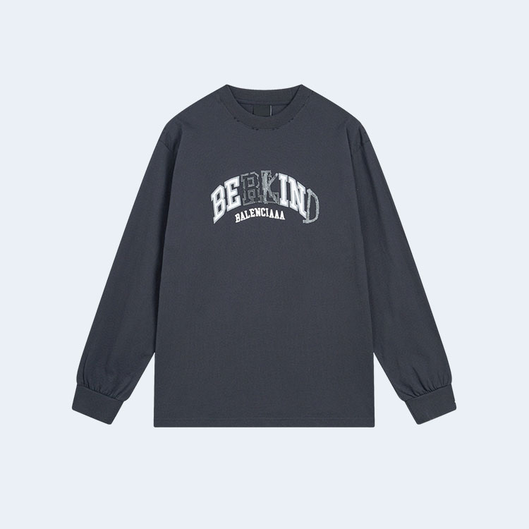 발렌시아가 BERKIND 로고 스웨트셔츠