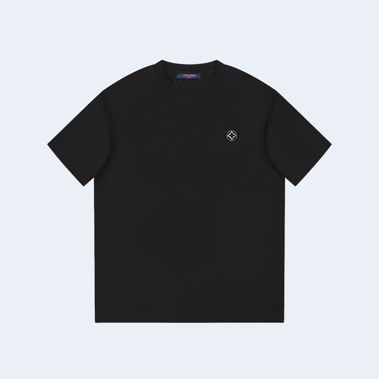 루이비통 오가닉 코튼 티셔츠 블랙