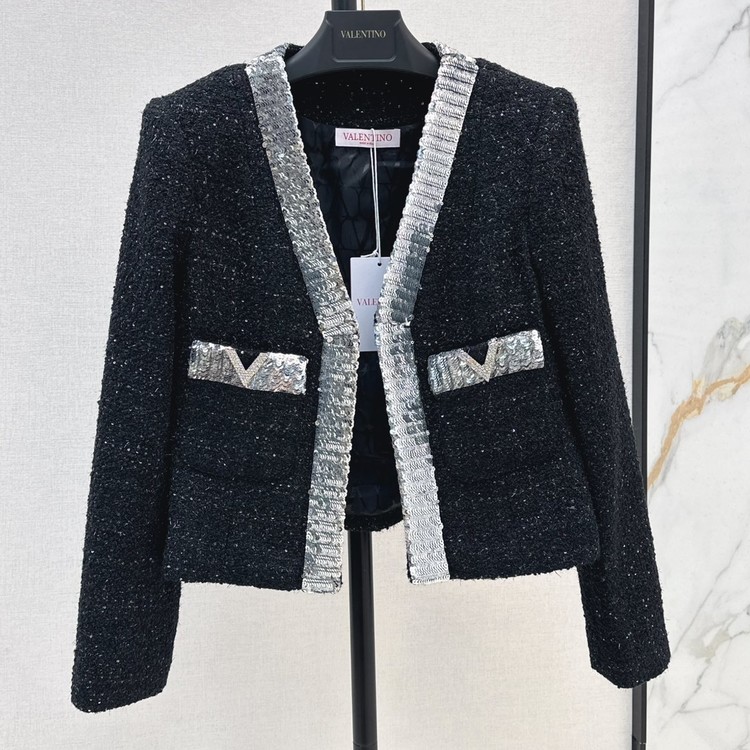 발렌티노 코튼 울 자켓