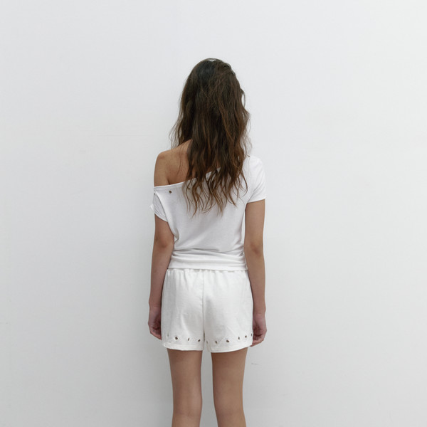 ASURA ■ EYELET ONE SHOULDER T ASURA | EYELET ONE SHOULDER T (IVORY) | Instagram