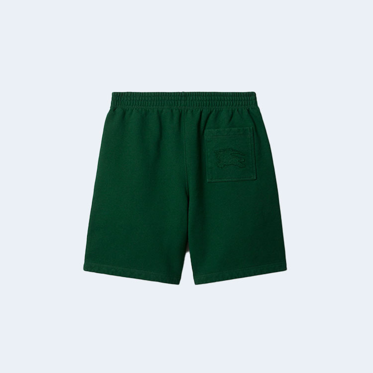 버버리 이퀘스트리안 코튼 쇼츠 그린