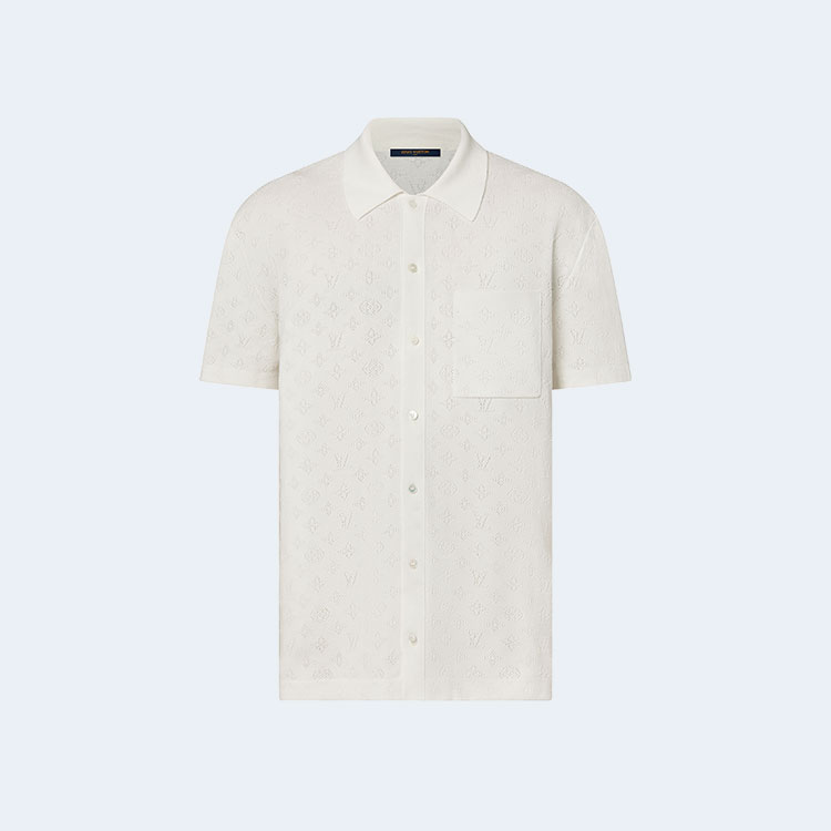 루이비통 모노그램 포인텔 코튼 반소매 셔츠 1ABJ2W