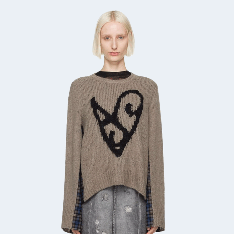 아크네 스튜디오 디컨스트럭티드 스웨터