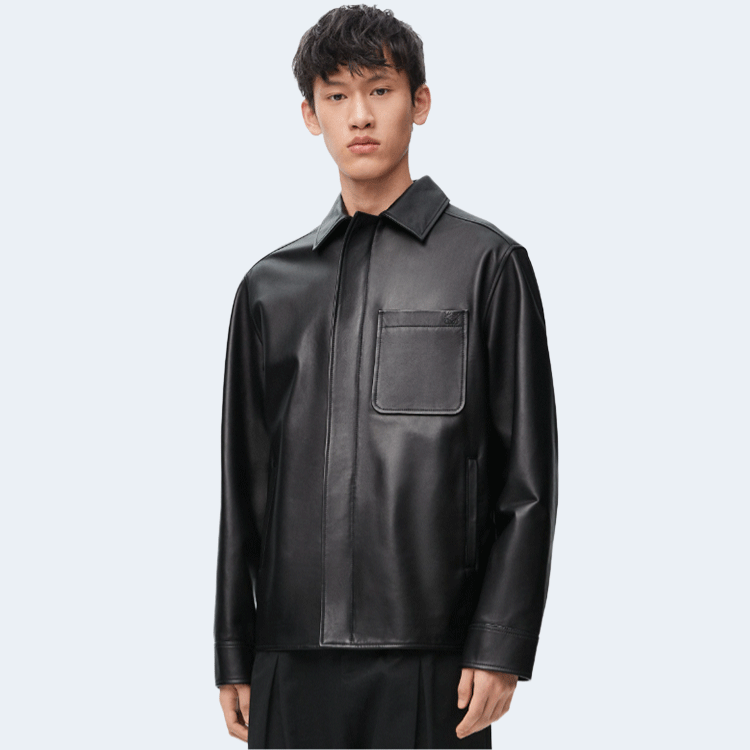 로에베 나파 램스킨 오버셔츠