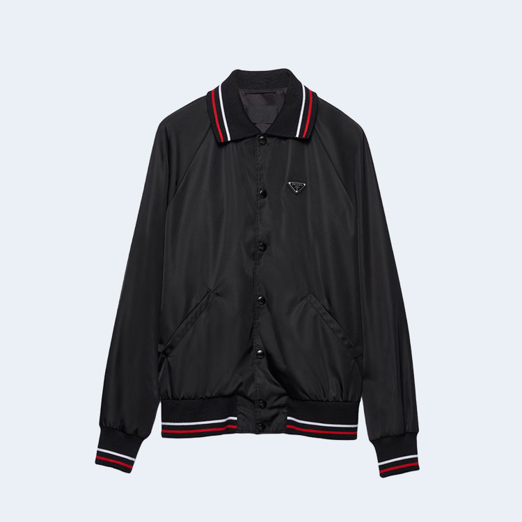 프라다 리나일론 자켓 블랙