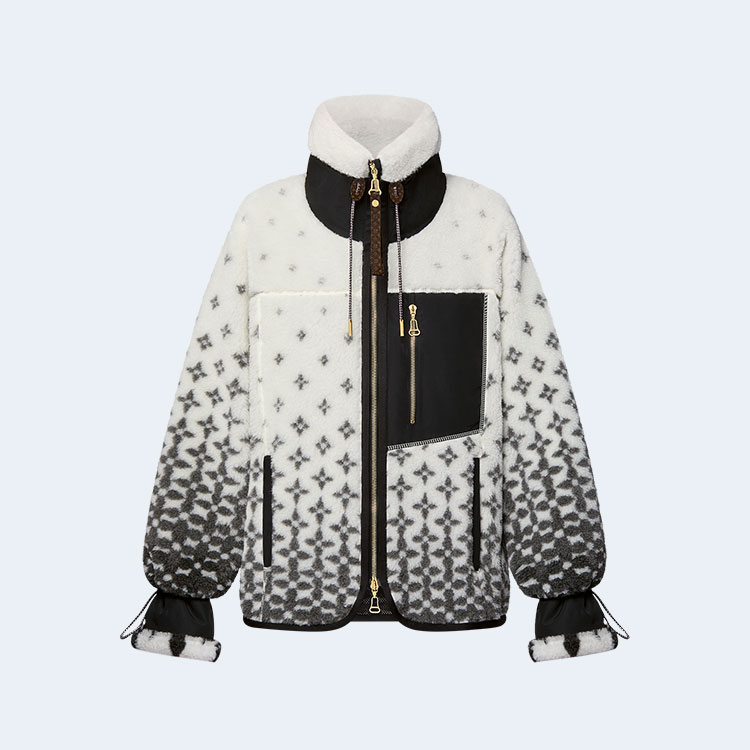 루이비통 옹브레 모노그램 플리스 재킷