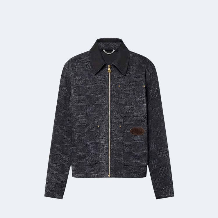 루이비통 다미에 워크웨어 코튼 블루종 1AFWJ0