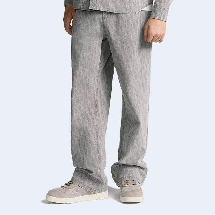 디올 오블리크 카펜터 진 그레이