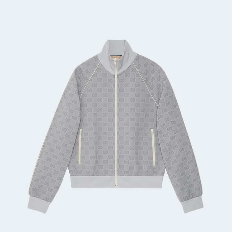 구찌 GG 나일론 자카드 지퍼 재킷