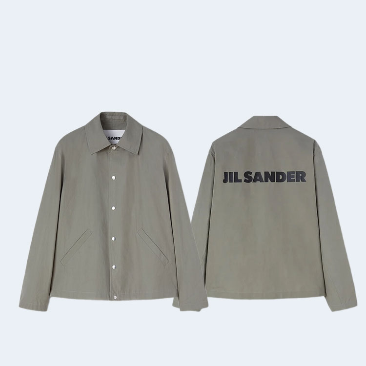 질샌더 로고 재킷