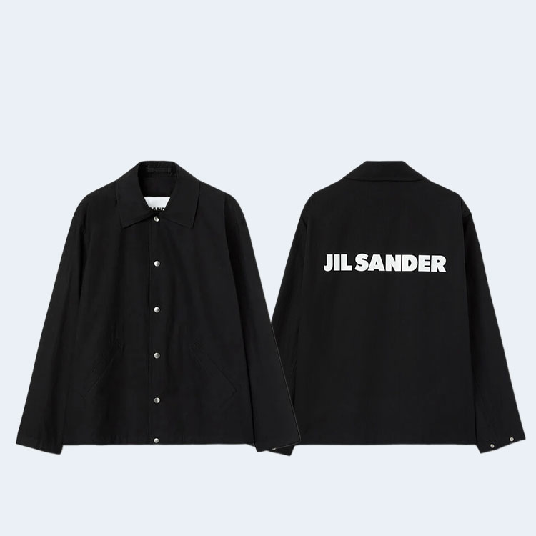 질샌더 로고 재킷