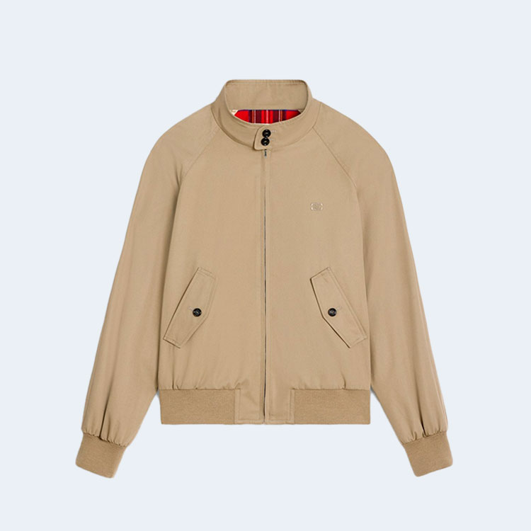 셀린느 트리옹프 블루종 재킷 베이지