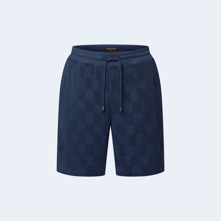 루이비통 다미에 프렌치 테리 코튼 블렌드 쇼츠 1AGIM7