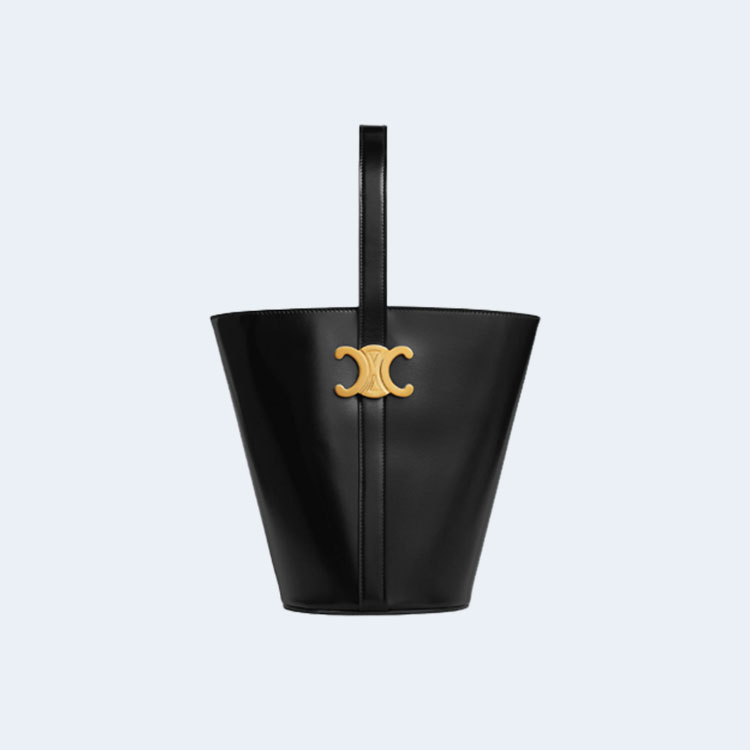 셀린느 트리오페 버킷 백 블랙