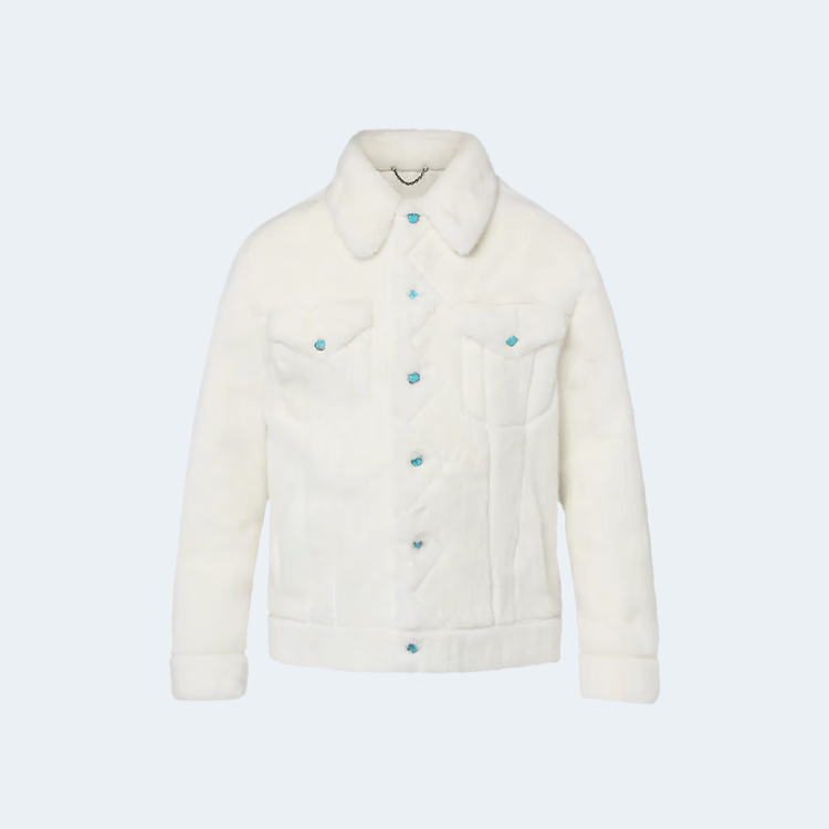 루이비통 밍크 트러커 재킷 1AFXB8