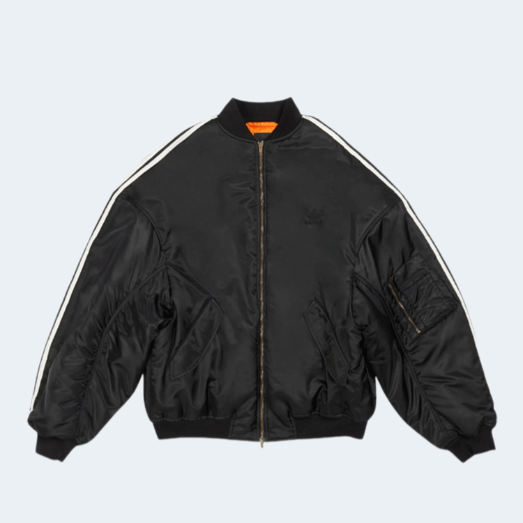 발렌시아가 x 아디다스 봄버 자켓 블랙