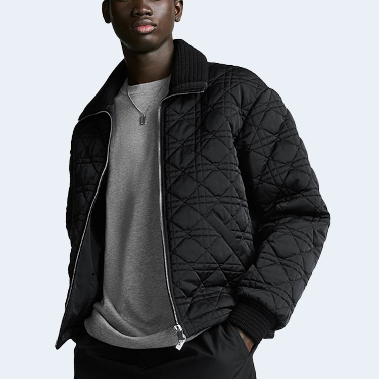 디올 블랙 테크니컬 패브릭 까나쥬 재킷 블랙