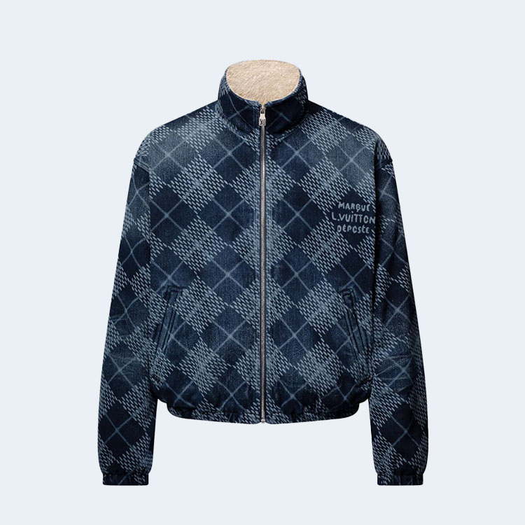 루이비통 데님 플리스 블루종