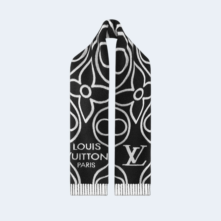 루이비통 인 블룸 블랙 스카프