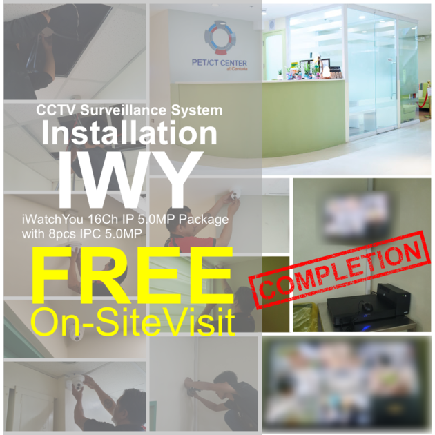 Installation of iWatchYou 16Ch IP 5.0MP Package with 8pcs IPC in Makait ...