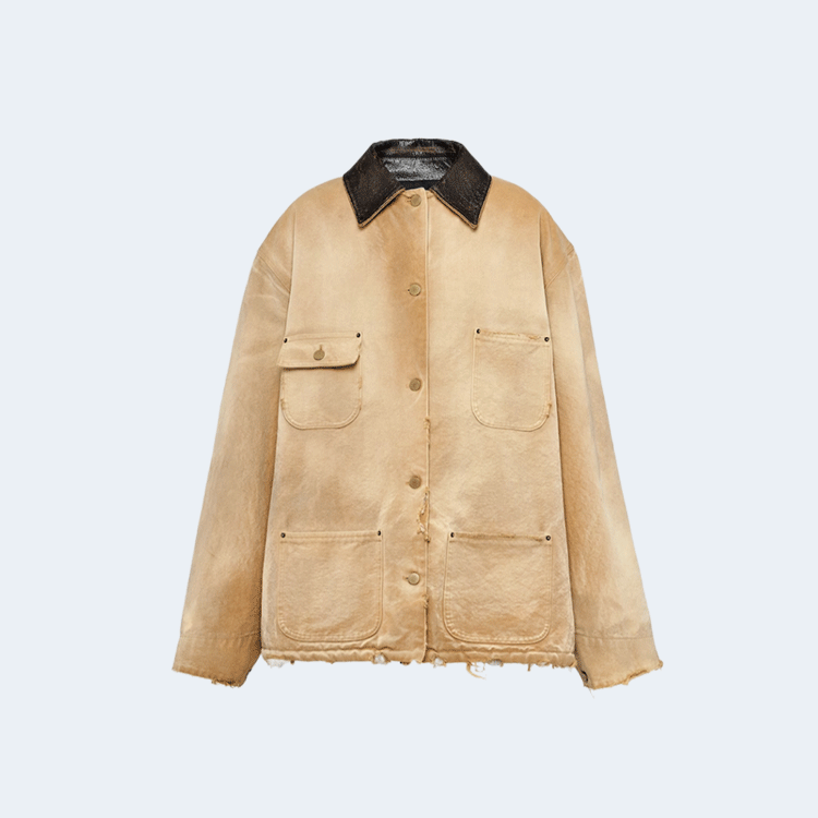 프라다 캔버스 재킷