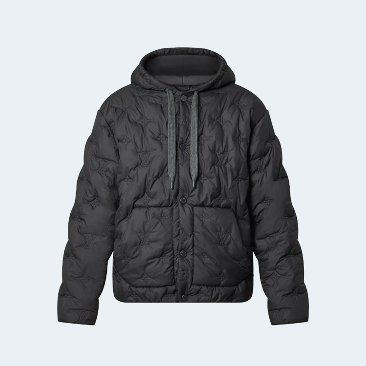 루이비통 모노그램 퀼티드 후디드 블루종 1AB5FP