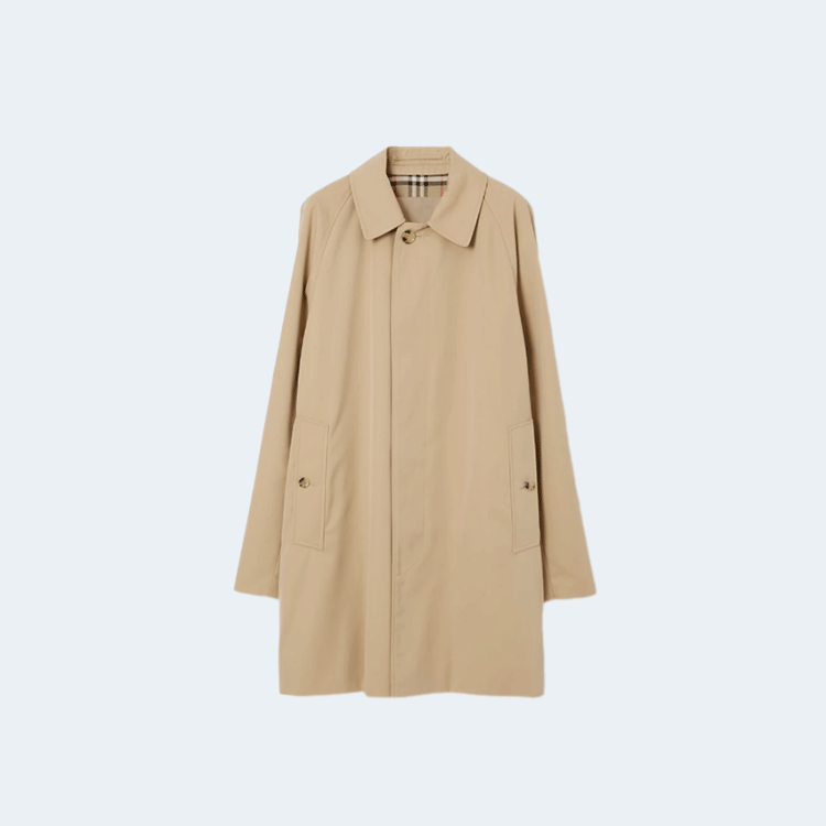 버버리 쇼트 캠던 헤리티지 카 코트