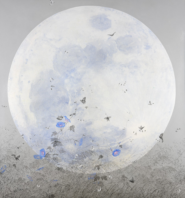 nostalgia 2024, acrylic on canvas, 160 x 150cm, 2024