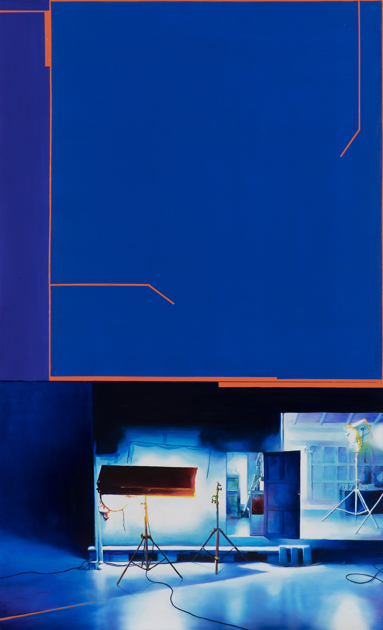 피노키오-씬16-21, oil on canvas, 165 x 100cm, 2021