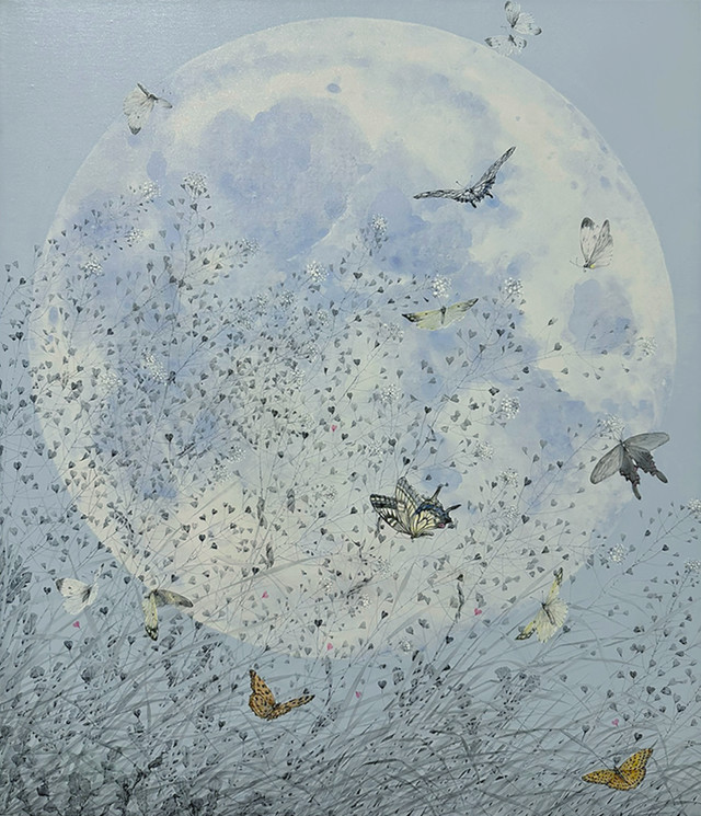 nostalgia, acrylic on canvas, 53 x 45.5cm, 2025