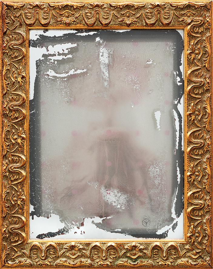 Lee Yeul 이열, REFLECTION ART, 거울형회화, Mixed Media, 28.5x22.8cm, 2024