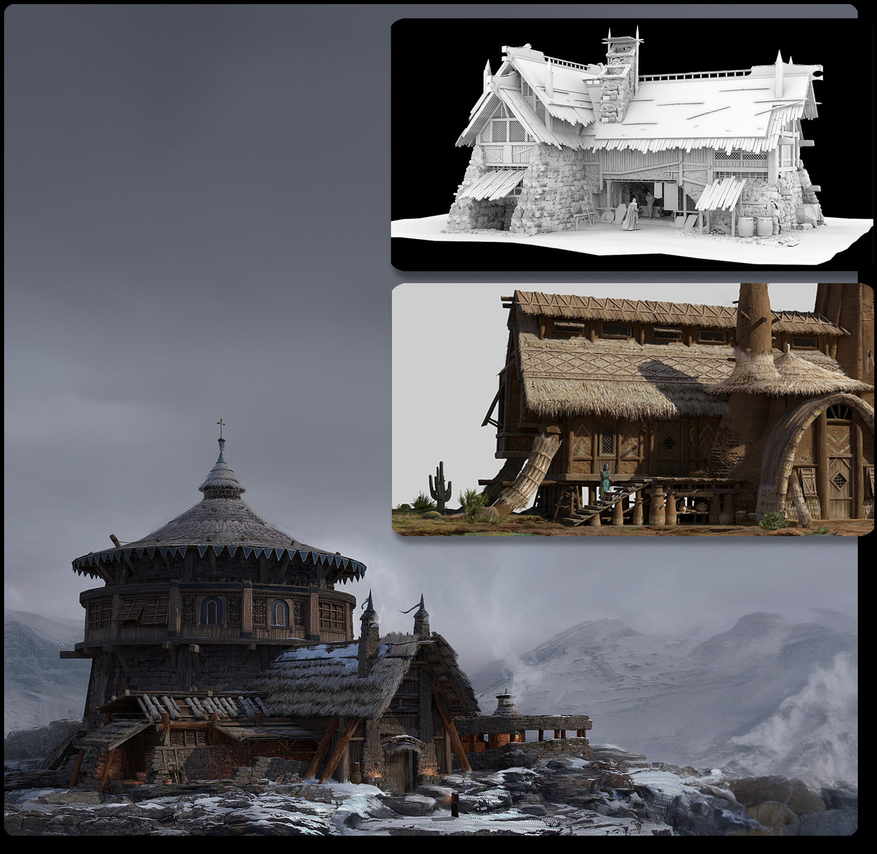 아카이브 아카데미｜실무 워크플로우로 배우는 실사 배경 컨셉 아트