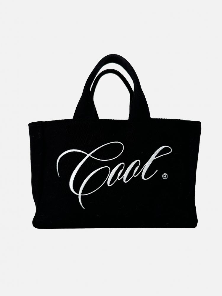 ＊韓国＊［COOL SMILE CLUB］Cool Canvas Tote Large Black Cool Canvas Tote (Large | Black) : Cool Smile Club