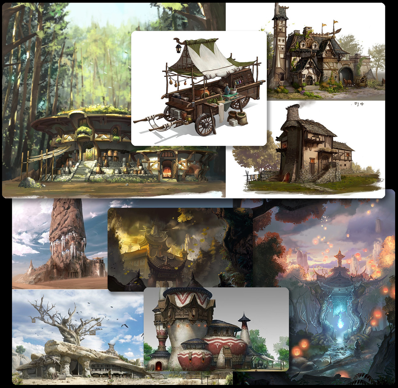 아카이브 아카데미｜실무 워크플로우로 배우는 실사 배경 컨셉 아트