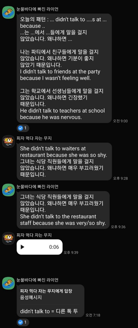 전문적인 영어첨삭