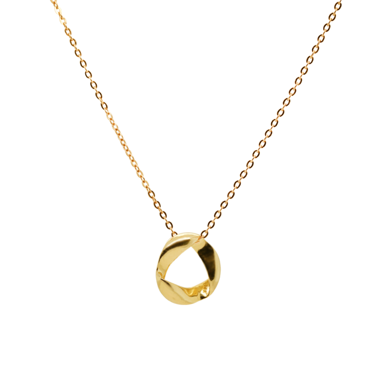 Gleaming Twist Circle Necklace : 당신의 순간에, 당신만의 별을 더하세요. 스텔라오브제 코리아